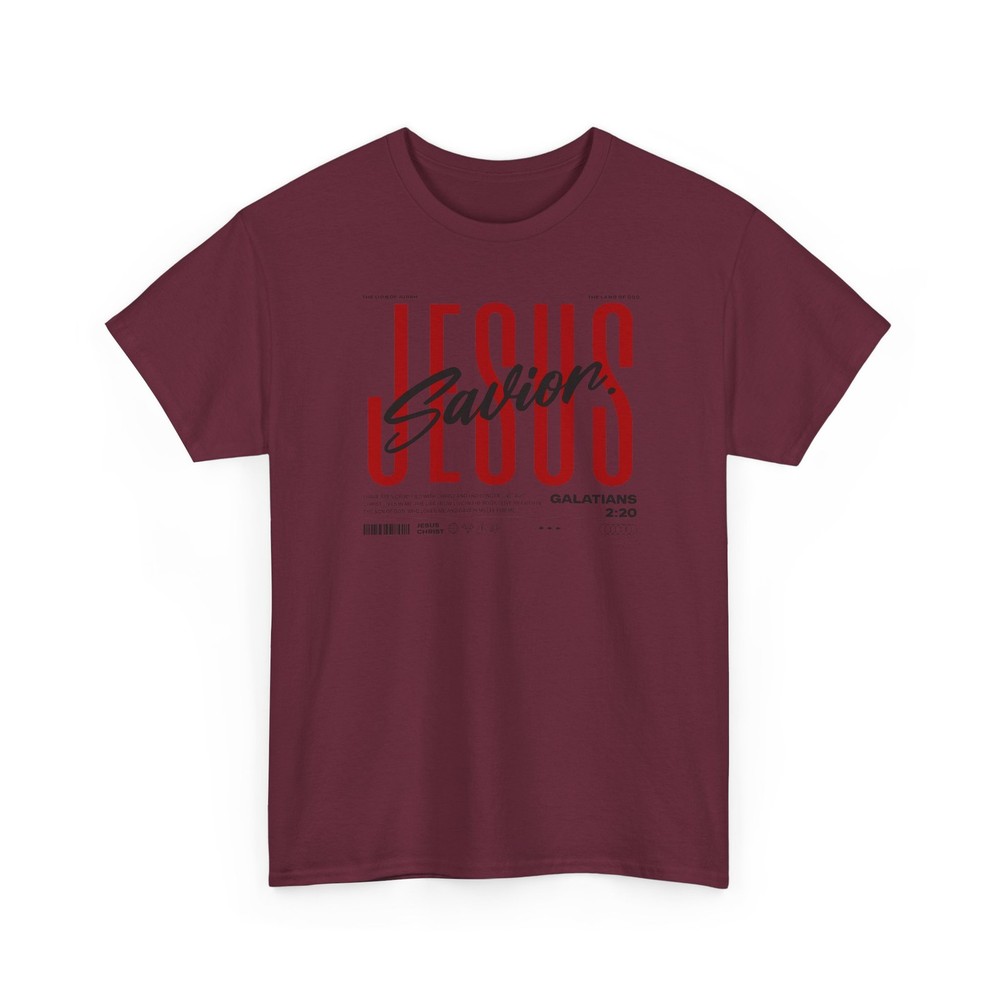 Jesus Savior Christian Bible Verse T-Shirt – Galatians 2:20