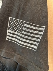 American By Birth Patriot By Choice 1776 Men’s Black T-Shirt Size Large – Delta