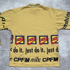 Nike CPFM Cactus Plant Flea Market Shirt Men Small Mustard Just Do It Air CI5369