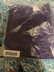 Supreme UGK Super Tight Tee Purple SS24 New In Hand Size Large Box Logo Pimp C