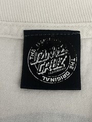 Santa Cruz Skateboards Graphic T-Shirt Mens Unknown Size White Logo Short Sleeve