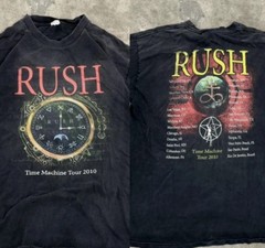 Rush Reprint Time Machine Tour Rock Band T-Shirt S-4XL