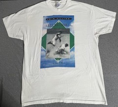 Vintage Bill Mazeroski Shirt Mens XL White Twin Killing Graphic Baseball MLB 90s