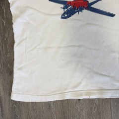 Vintage 60s Bearn Transport Squadron Shirt Mens Xsmall French Military Air Force