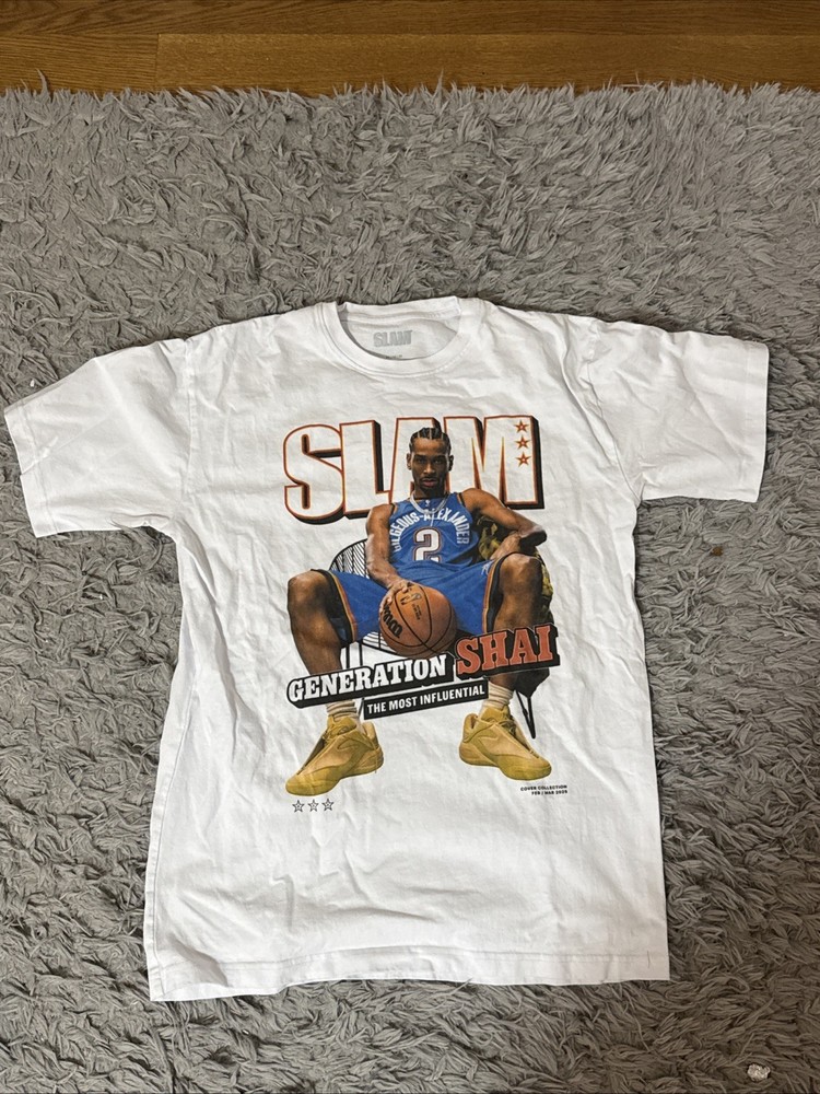 Slam generation Shai Cover Collection Feb/march 2025 White Men’s Medium T Shirt