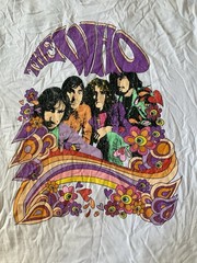 The Who Band T Shirt Light Purple Retro Graphic Adult Size S Oversized Fit NEW