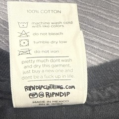 RIPNDIP Cat Pocket T-Shirt Middle Finger Graphic Black T-Shirt Men’s Size Large