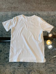 Nike The Nike Tee Mens XL White Graphic T-Shirt Multi Swoosh Short Sleeve