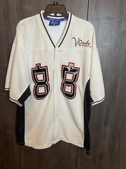 Vonde Sports Jersey Full Zip Adult XL White