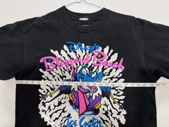 Vintage 1990s Disney Blizzard Beach Ice Gator T-shirt Size XL Black