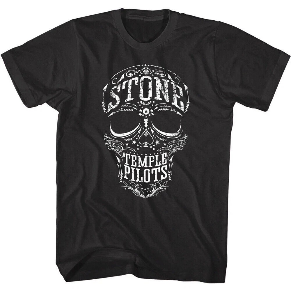Stone Temple Pilots Skull Men’s T-Shirt Alt Rock Band Concert