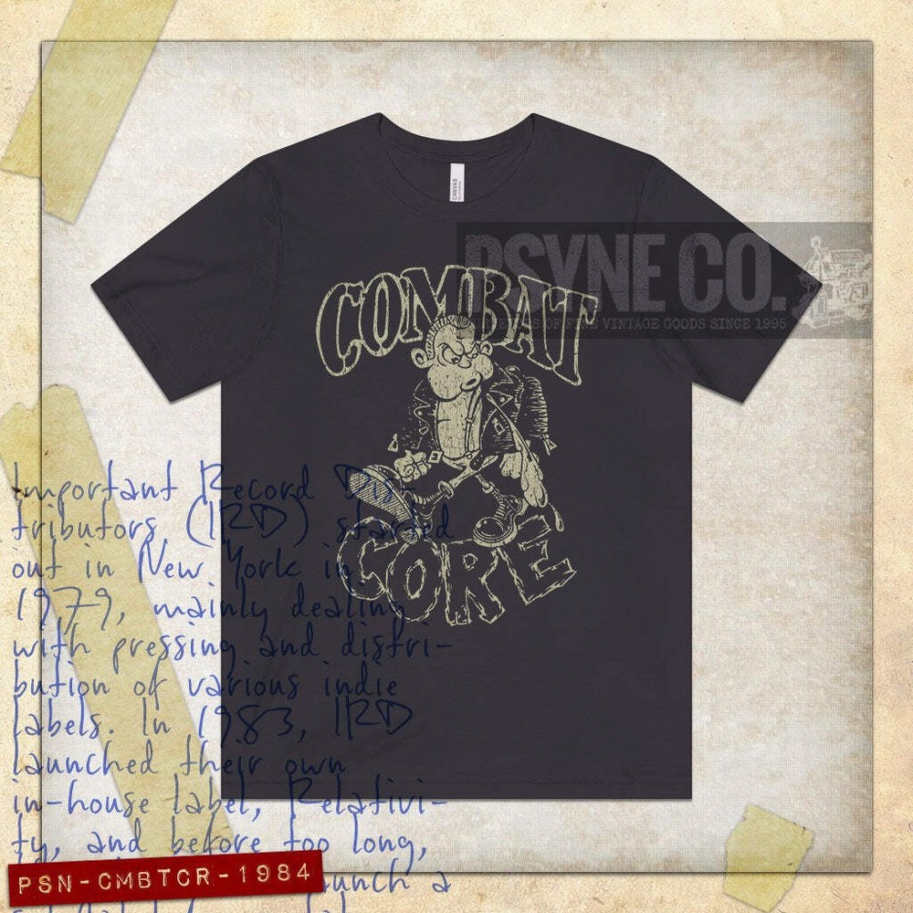 Combat Core Records 1984 Vintage Men’s T-Shirt