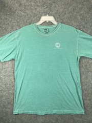 Comfort Collection T Shirt Adult L Green Starfish Bowtie Crew Tee Cotton Mens