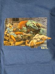 Bait x Street Fighter Capcom Graphic T-Shirt – Blue Chun-Li vs Blanka