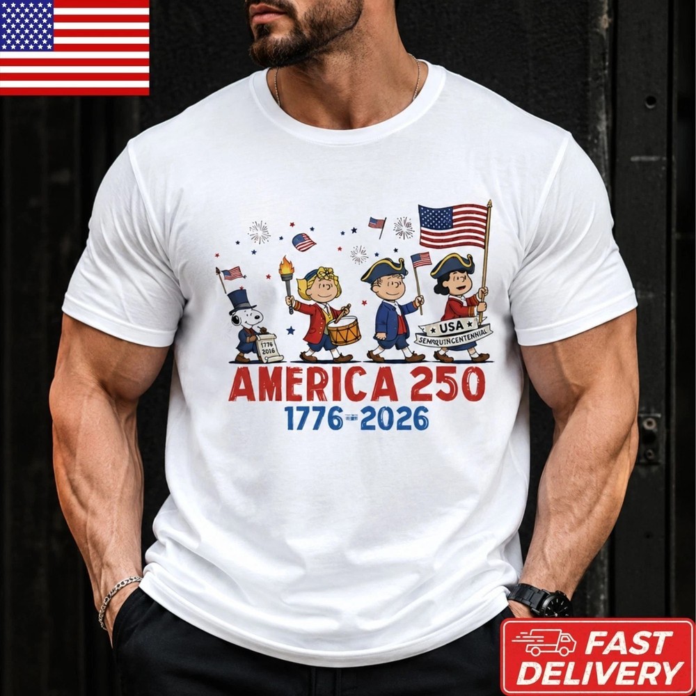 America 250 Patriotic 1776-2026 Independence Day Graphic Shirt