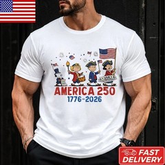 America 250 Patriotic 1776-2026 Independence Day Graphic Shirt