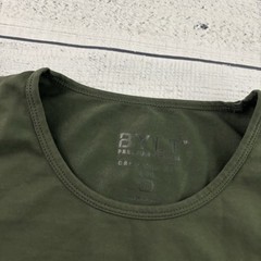 BYLT Lux Drop Cut Short Sleeve T Shirt Men’s Large Army Green