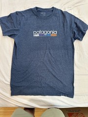 Vintage Patagonia T-Shirt – Blue Tee – Mens Large
