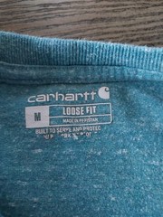 Carhartt Mens T-Shirt Short Sleeve Pocket Tee Medium Loose Fit