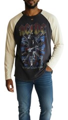 Lucky Brand AC/DC Blow Up Your Video Raglan Graphic T-Shirt Men’s Long Sleeve 2x