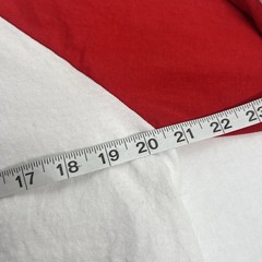 Carlo’s Bakery Shirt White Red Baseball Mens Large CAKEBOSS 3/4 Sleeve Hoboken