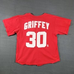 Vintage Ken Griffey Jersey Mens Size Large Reds Logo Athletic MLB Baseball
