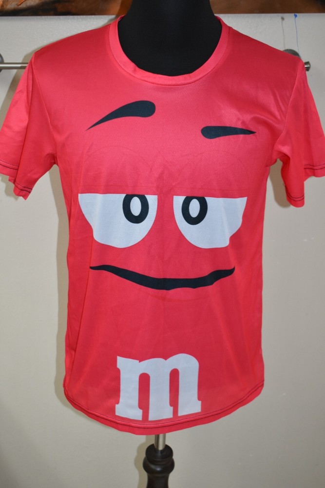 Adult Unisex M&M’s Chocolate Halloween Cosplay Costume 2 SIDE VIEW T-Shirt Small