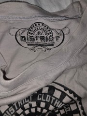 District Clothing Co Hand Made Limited Edition Graphic T-Shirt Bundle Lot 2 Larg