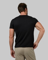 32 Degrees Mens 4 Pack Cool V-Neck T-Shirt | Anti-Odor | Quick Large, Black
