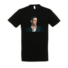 Achille lauro 100% cotton knit t-shirt singer sanremo