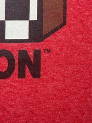 MTV Music Television Logo T-Shirt Mens Large Red Checkered Graphic Tee 2021