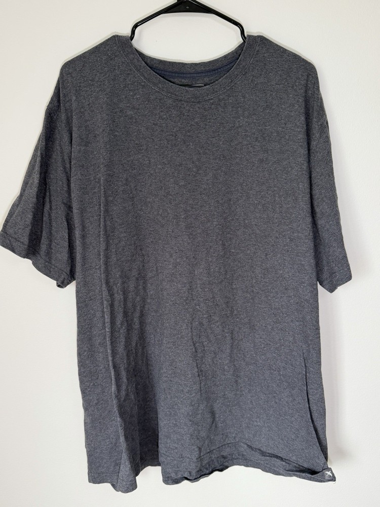 Eddie Bauer Men Big & Tall T3XL Gray Crew Neck Short Sleeve Tee