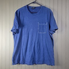 Banana Republic Short Sleeve Round Neck T-Shirt Pocket Blue Men’s Large