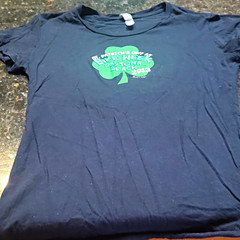 Black St. Patrick’s Day Bike Week Daytona Beach 2013 Graphic Crew Neck Tee 2XL
