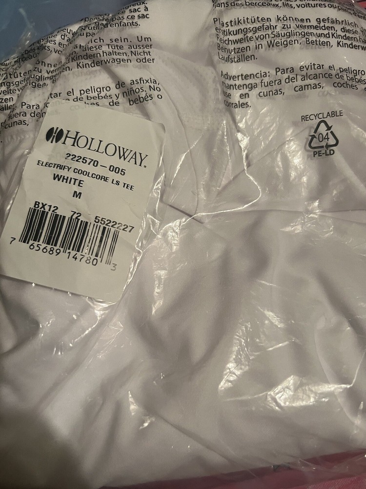 Holloway Mens Polyester/Elastane Electrify Coolcore Long Sleeves T-Shirt 222570