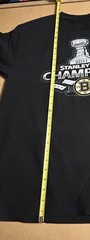 Boston Bruins 2011 Stanley Cup Champs Reebok Shirt Men Large Facsimile Autos