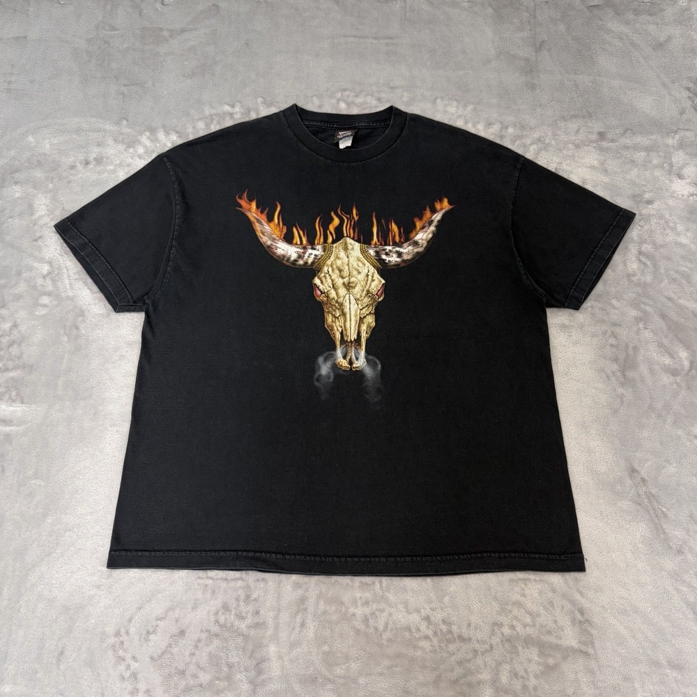 Vintage The Rock Brahma Bull WWF Wrestling T Shirt Men’s Size XXL Dwayne Johnson