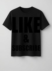 Like and Subscribe Meme Video Vlogger Social Media Tubers Premium Tri-Blend