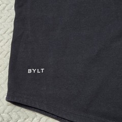 BYLT Premium Basics Drop Cut Lux T-Shirt Men’s Medium Black
