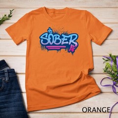 Sober AF Graffiti Crown NA AA Unisex T-shirt
