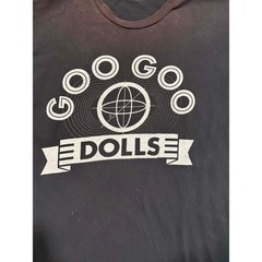 Goo Goo Dolls 2014 Tour T-Shirt Mens Large Black Graphic Band Tee Short Sleeve