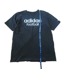 Adidas Football The Go-To Tee Black Graphic T-Shirt Mens XL Cotton Athleisure