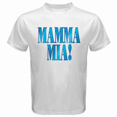 Mamma Mia Musical Men’s White T-Shirt Size S-5XL