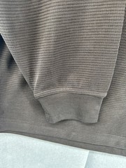 Bugatchi Uomo Long Sleeve Quarter Zip Large Mens Shirt Truffle Brown NWT