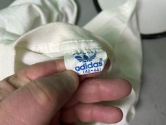 ADIDAS Trefoil Vintage 1982 T-Shirt Large (fits smaller) White Fun Run Marathon