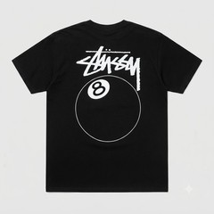 Stylish Stussy 8 Ball Pigment-Dyed T-Shirt (Black) – Sizes S–5XL FREESHIPS