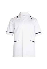 Mens Premium Tunic Uneek Healthcare Hospital Nurse Salon Spa Barbers Plain UC924