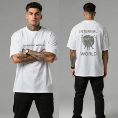 Graphic TShirt Max Heavyweight – Original Artwork Design Internal World Limited