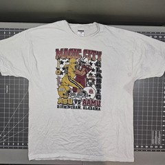 Vintage Magic City Classic Tshirt XL Football Alabama A&M ASU 2005 College Y2K