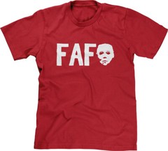 FAFO Michael Funny Halloween October Costume Party Fall Horror Movie Mens Tee